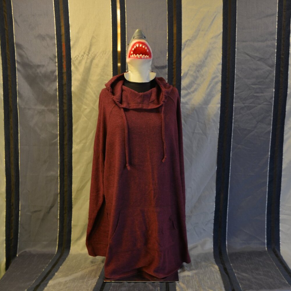 Torrid Super Soft Cowl Neck Active Hoodie Oversized Tunic Sweater Size 2 Warm